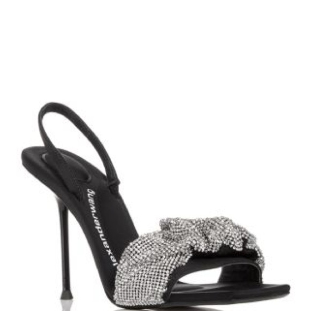 Alexander Wang Black Heels with Silver Embellishments